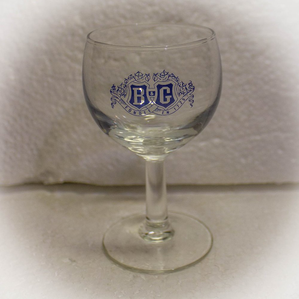 Vintage Cordial Stemmed Glass Barton & Guestier France
